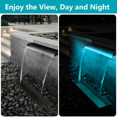 VCRAZE LED light module showing remote control for nighttime ambiance