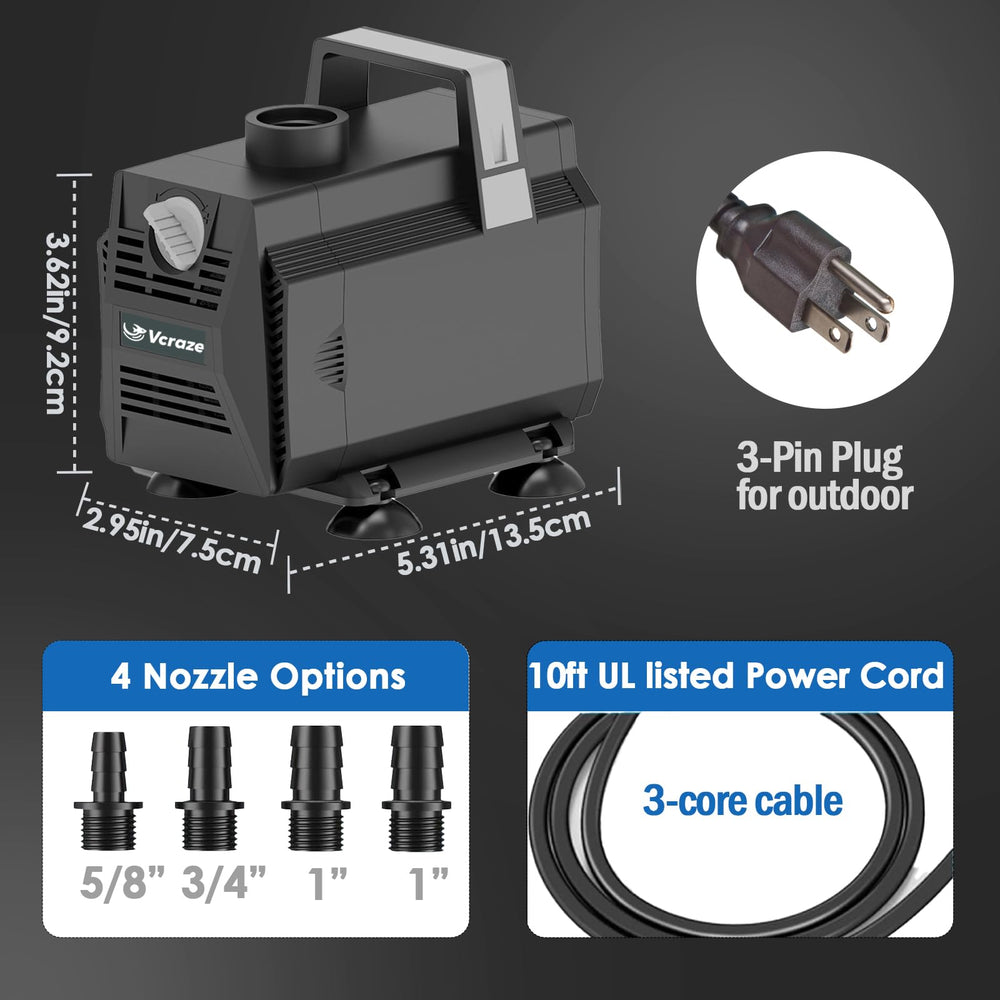 VCRAZE pump next to measuring tape for size and scale clarity during selection