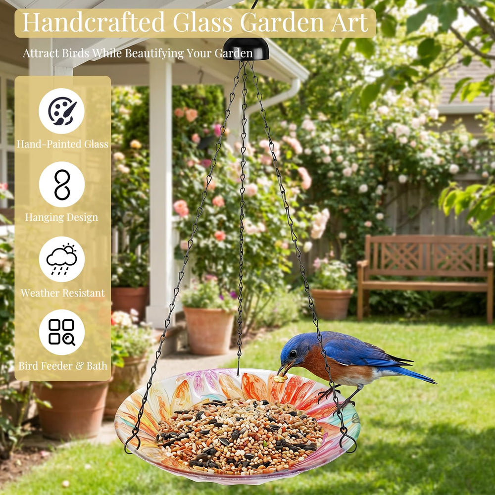 VCUTEKA small bird bathing in bowl demonstrating functional use