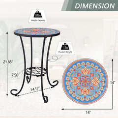 VCUTEKA metal leg and powder-coat detail, rust-resistant for outdoor use