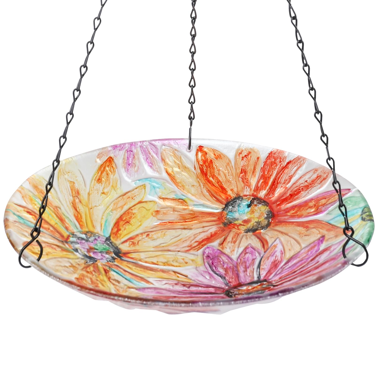 VCUTEKA front view showing decorative flower pattern and inviting birds
