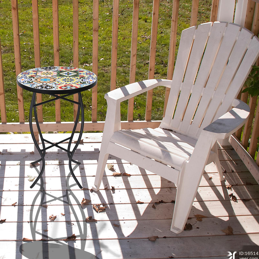 VCUTEKA beside chair to show size comparison and compact footprint advantage