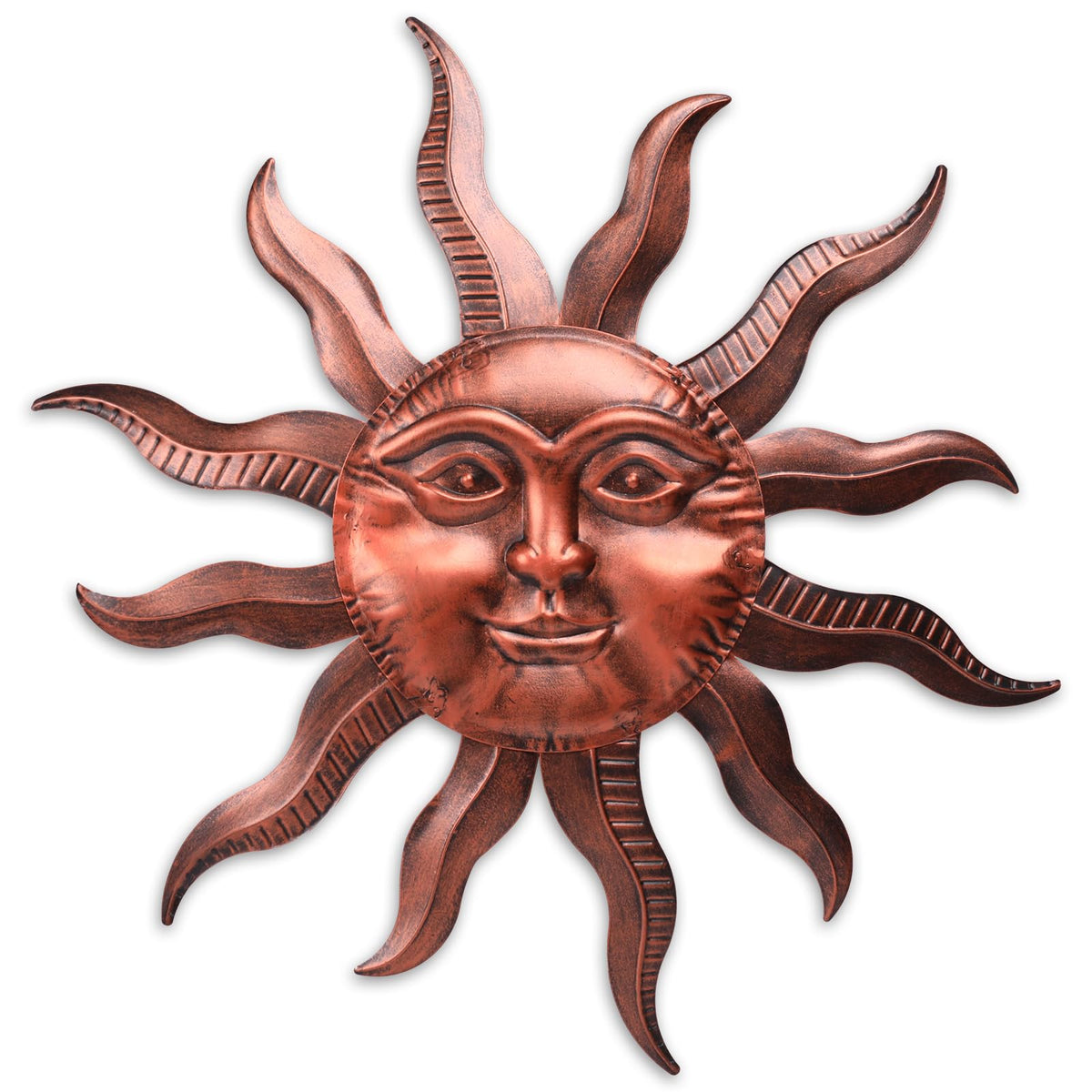 VCUTEKA front view of sun wall art showing full decorative impact