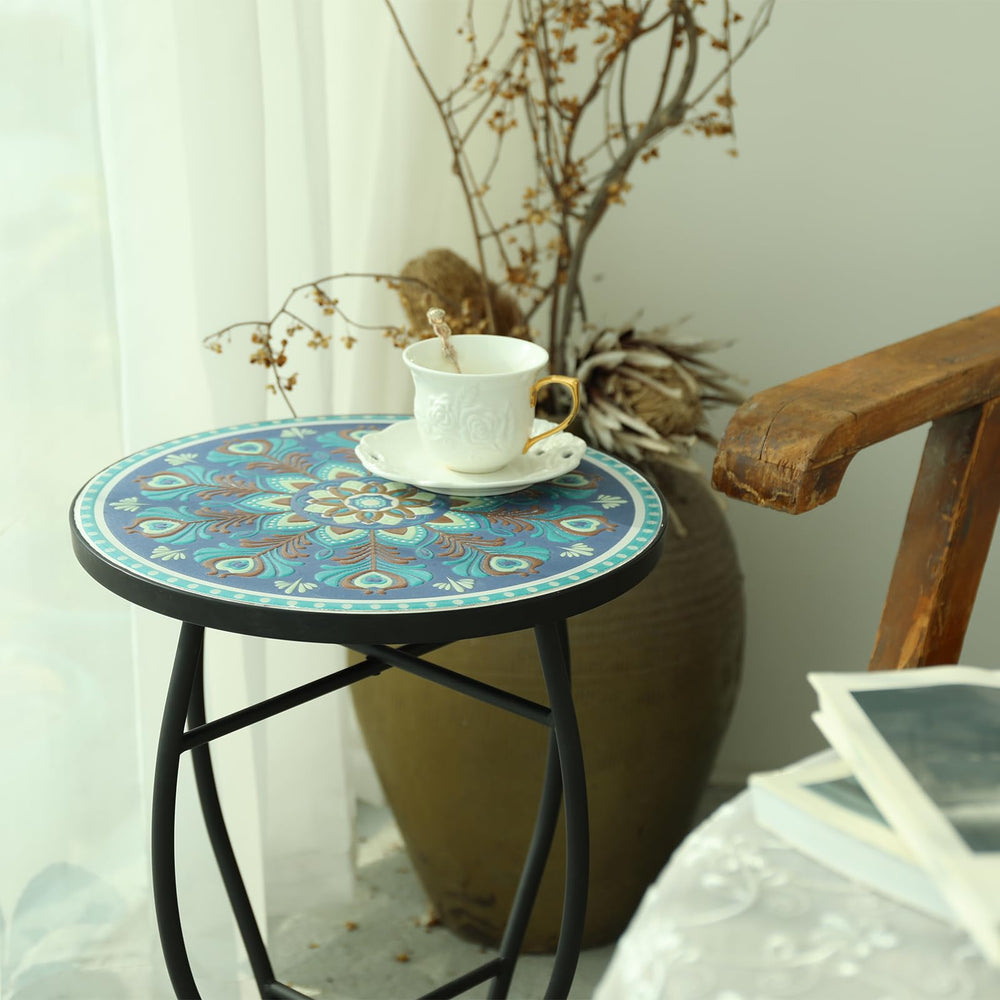 VCUTEKA table in patio setting providing stylish surface and convenience