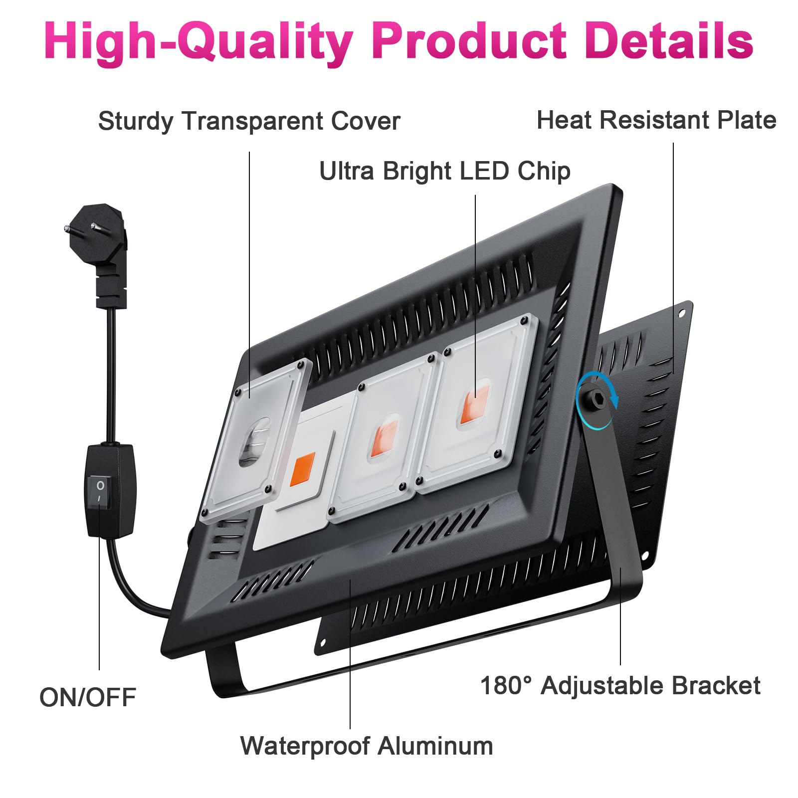 Vcycal waterproof seal detail emphasizing IP67 protection against rain benefit