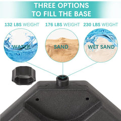 VECELO embedded handle on panel side for easy carrying and repositioning outdoors