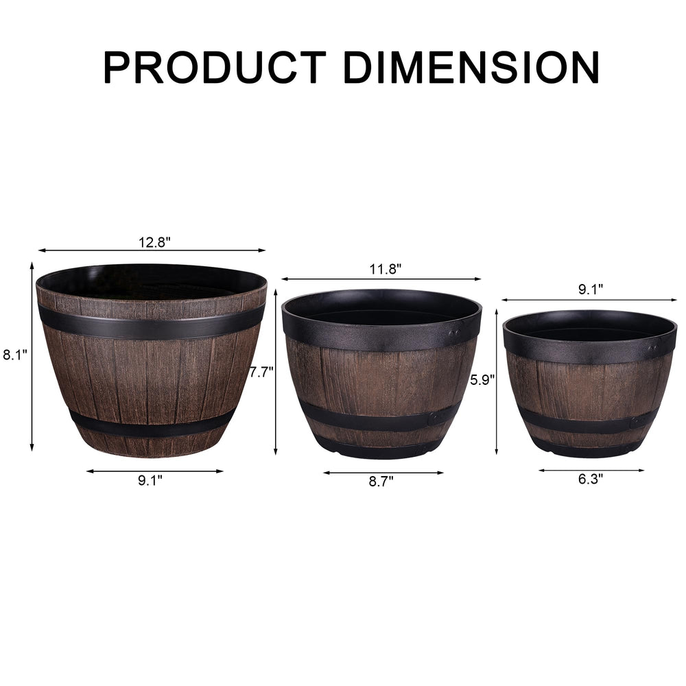 VECELO boxed three-piece set ready for gifting and instant planting convenience