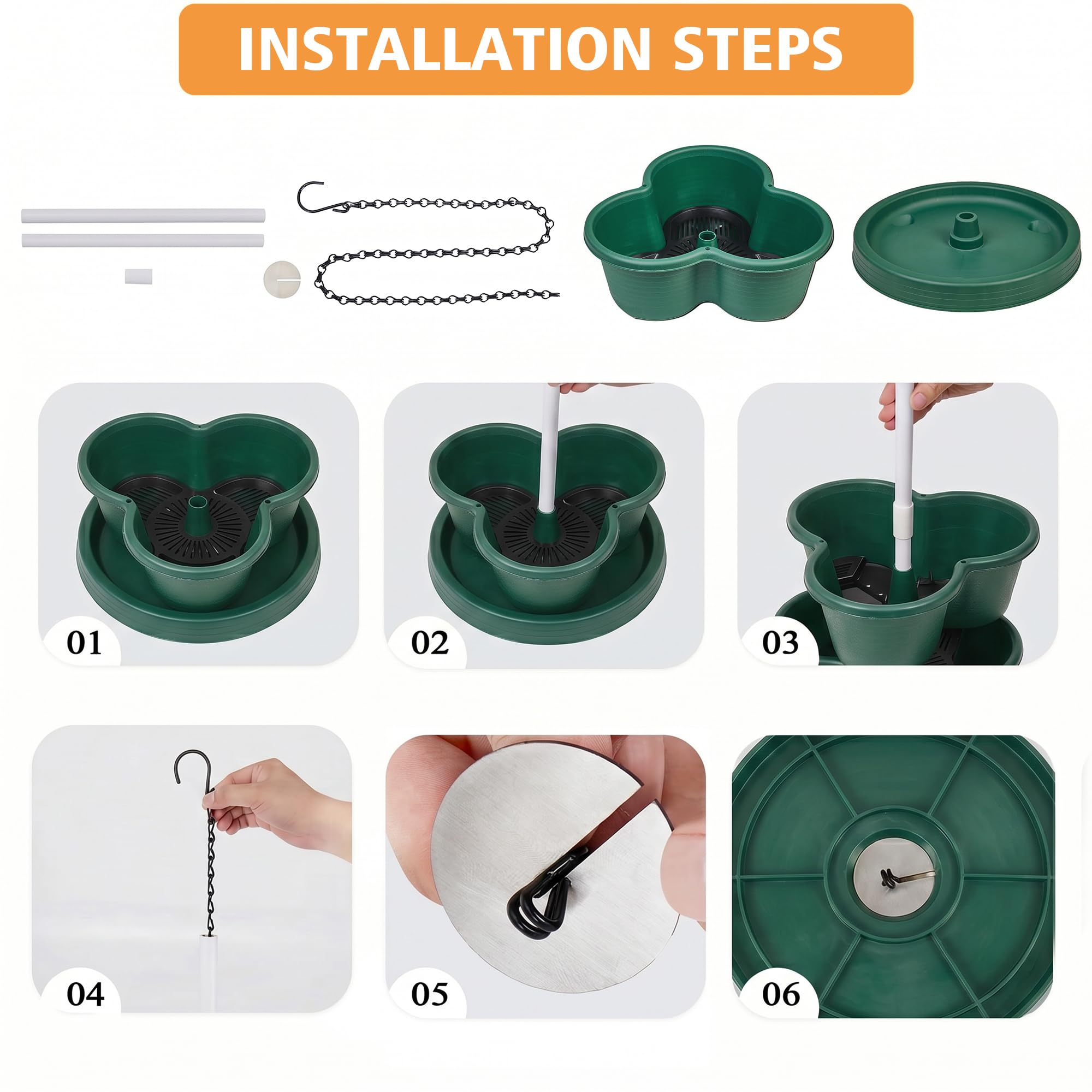 VECELO soil separator close-up showing moisture control and clean planting
