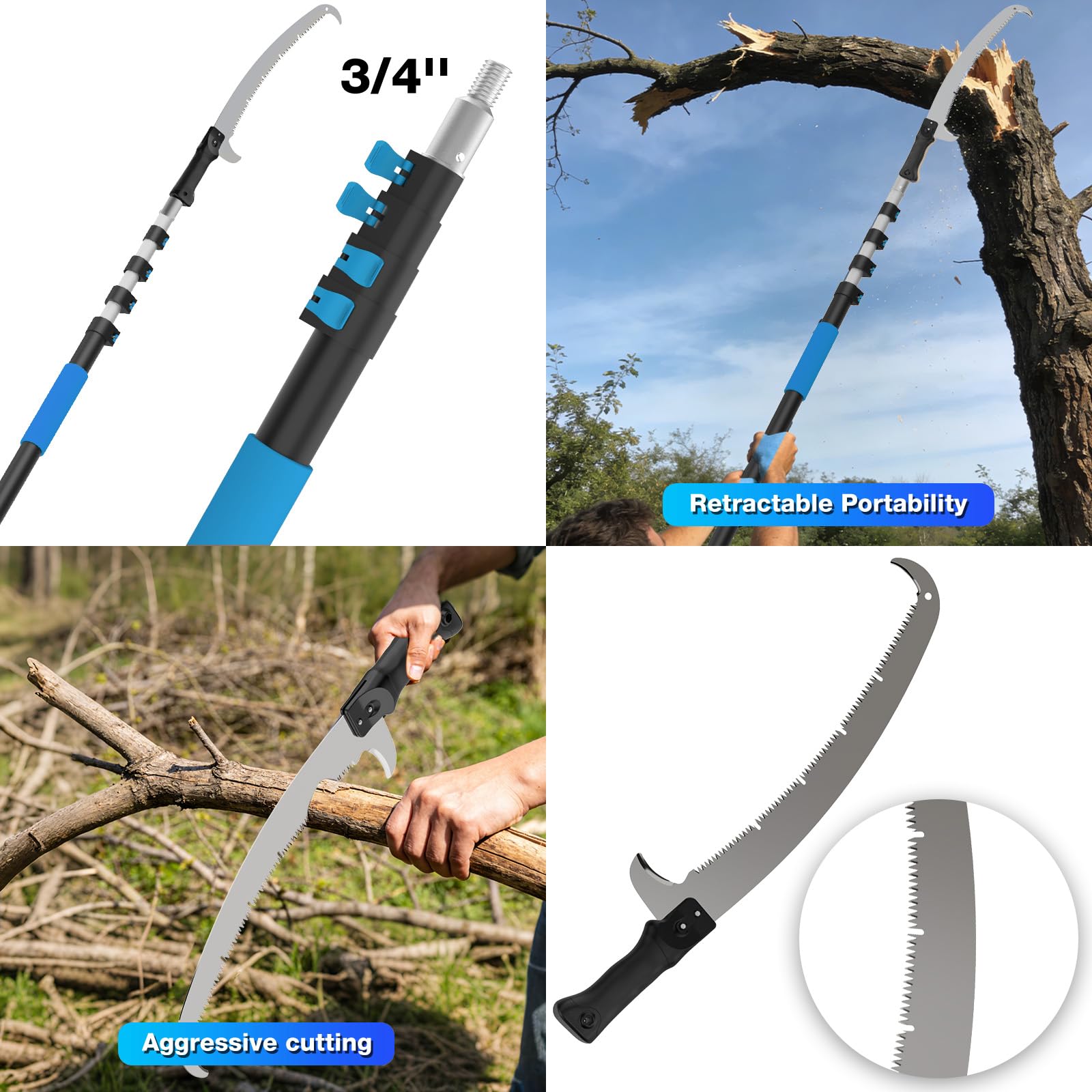 Veebuyla detached handheld pruning saw compact for close-up cutting
