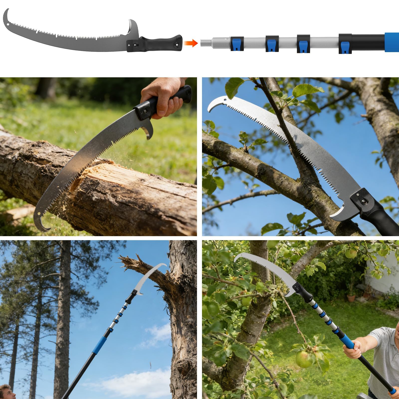Veebuyla threaded tip accepting attachments for multi-tool versatility