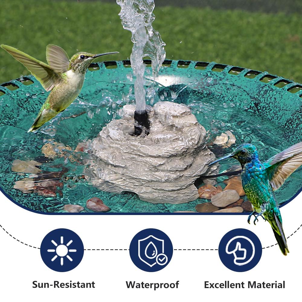Veflauresi installed in aquarium showing versatile use and gentle waterfall