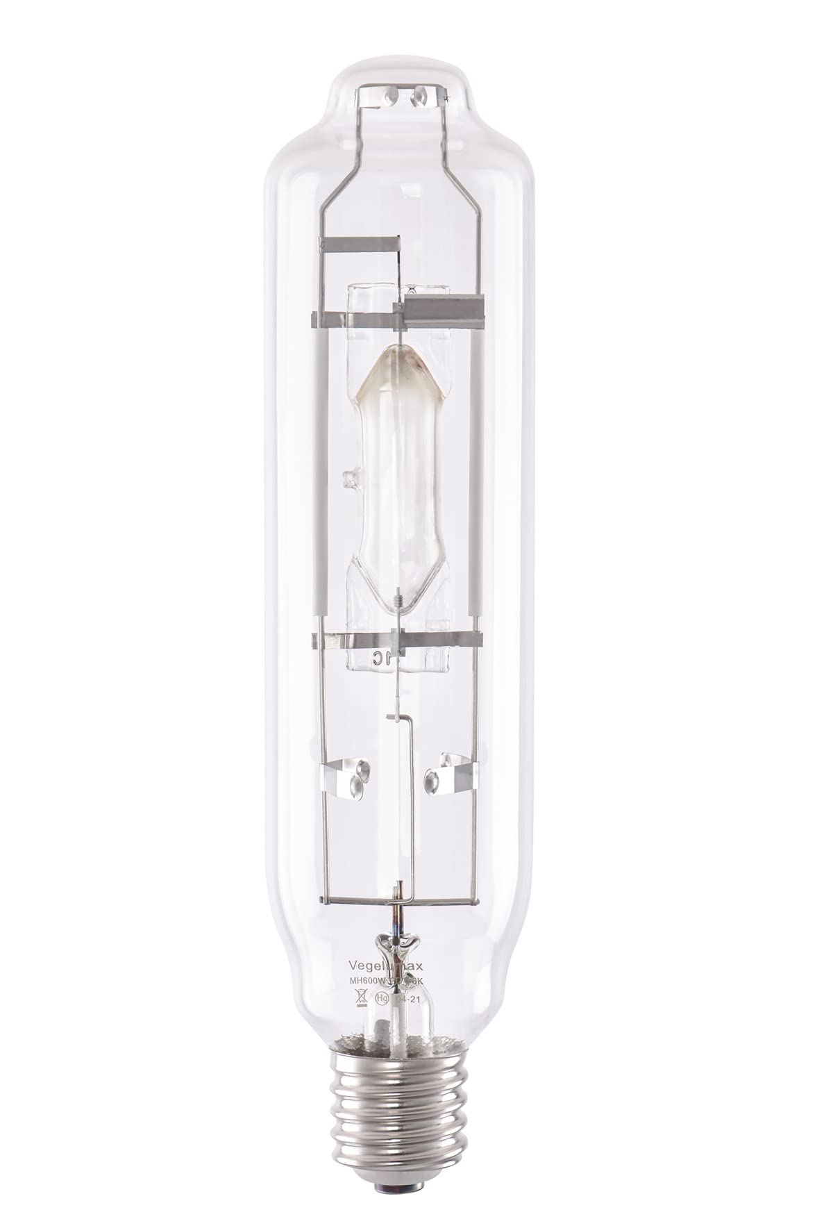 Vegelumax arc tube closeup showing internal components for performance benefit