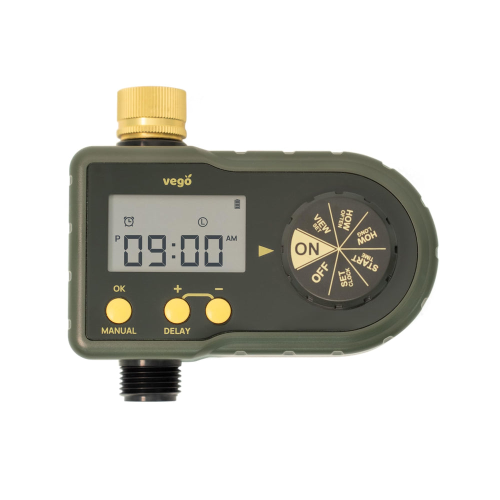Vego front panel showing controls and intuitive layout for easy setup