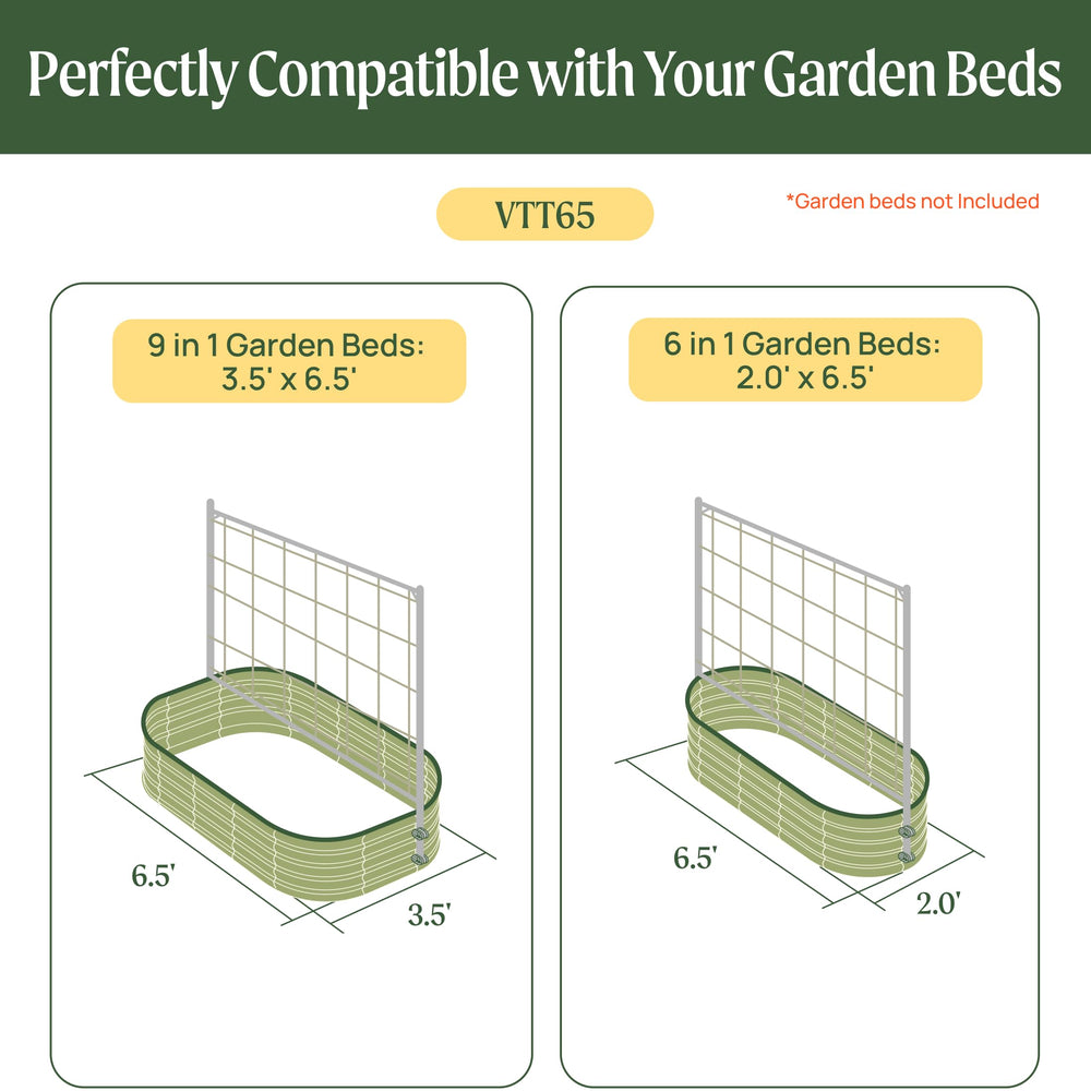 Vego Garden close up of 304 stainless steel ring and secure joint for durability