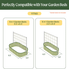 Vego Garden close up of 304 stainless steel ring and secure joint for durability