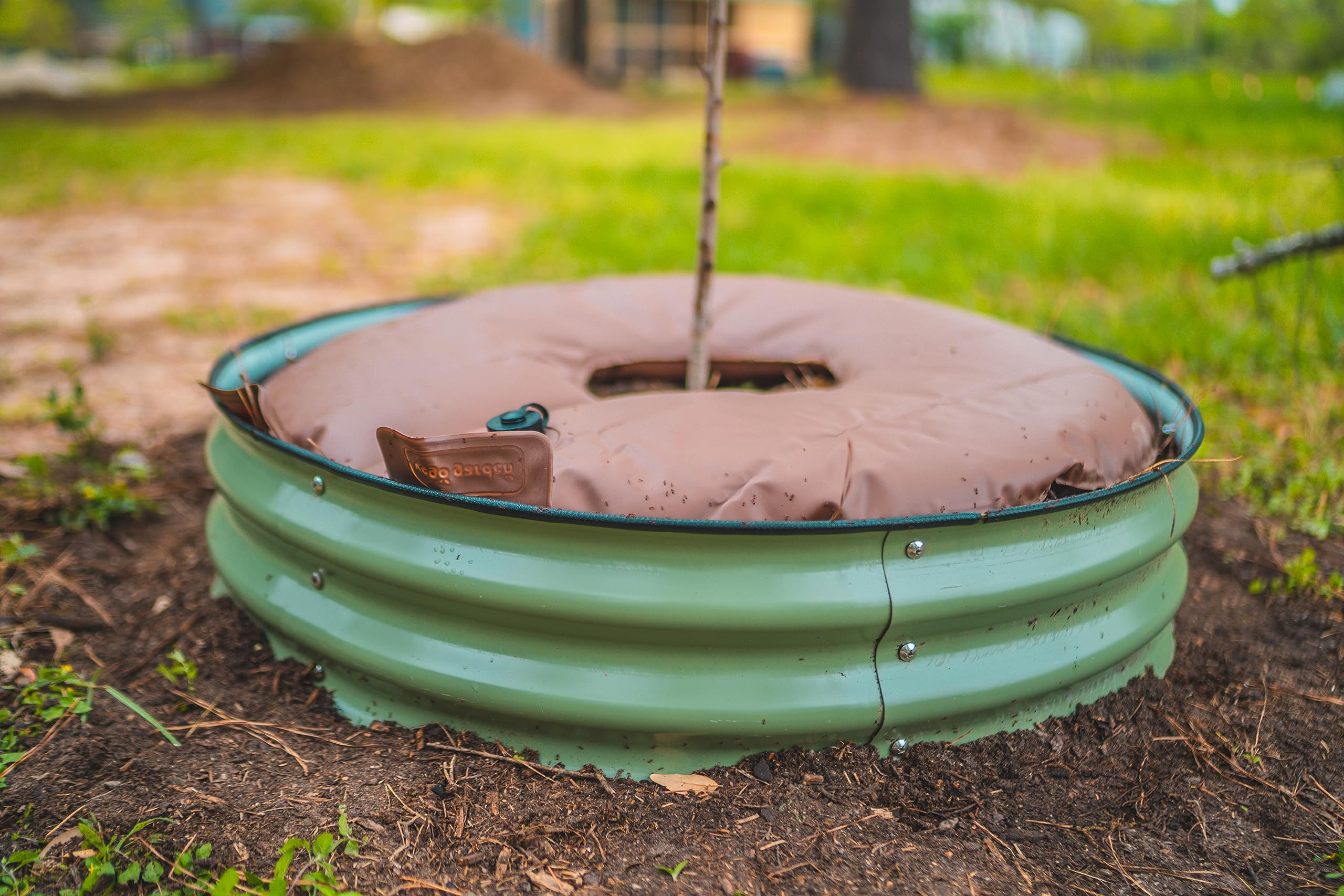 Vego garden lifestyle garden setting illustrating water savings
