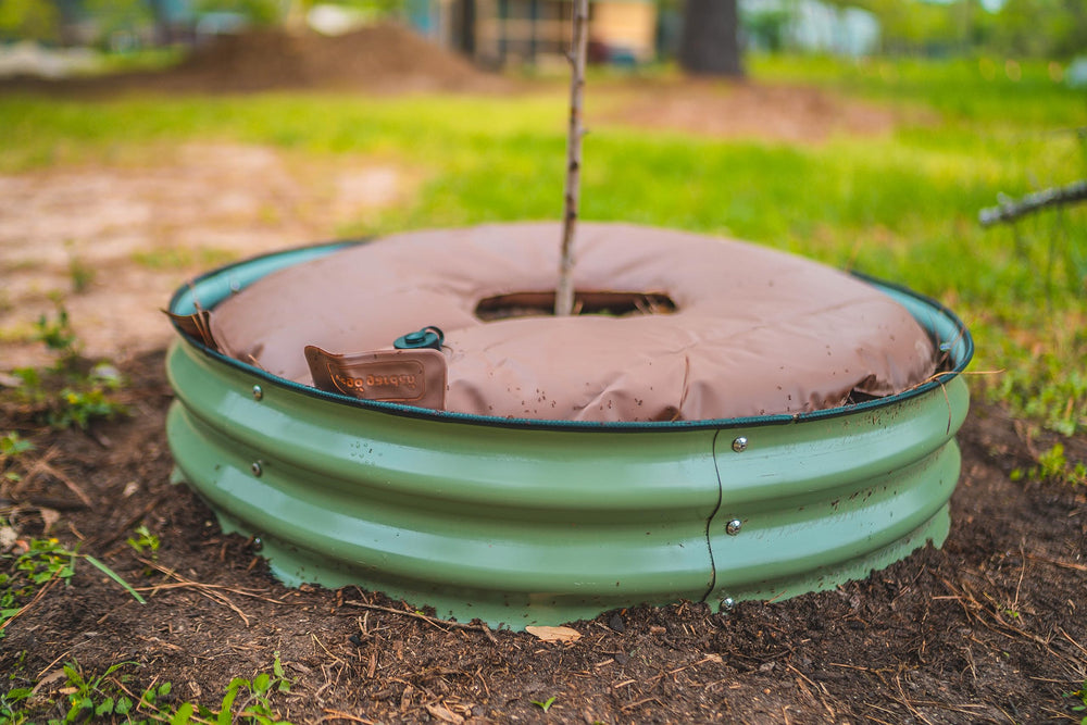 Vego garden lifestyle garden setting illustrating water savings