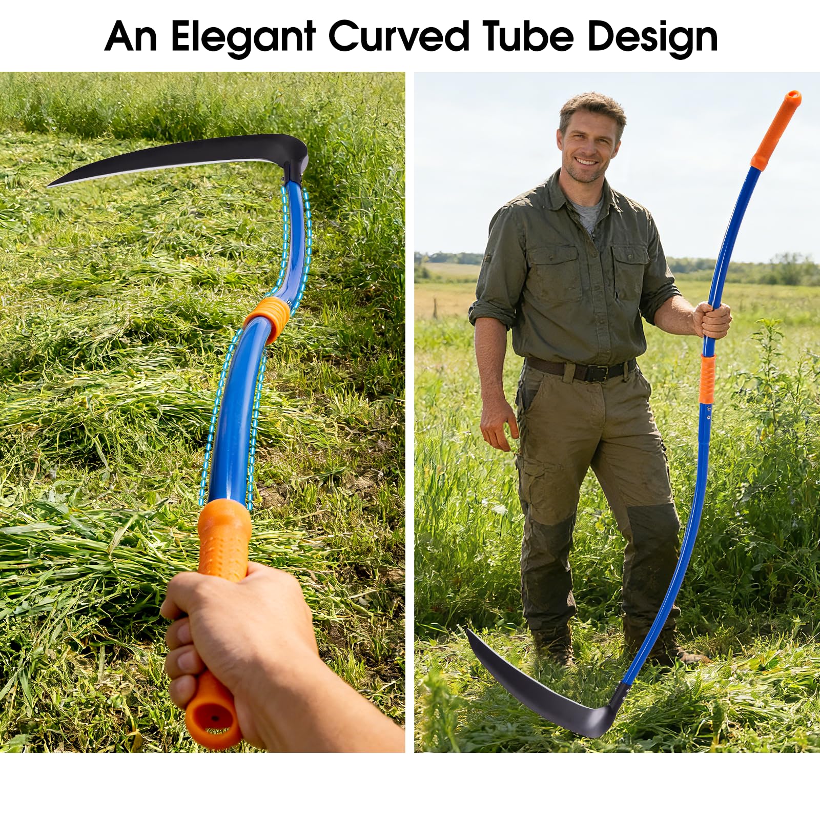 VEKSICY adjustable rubber sleeve and dual-hand grip demonstrating customizable comfort