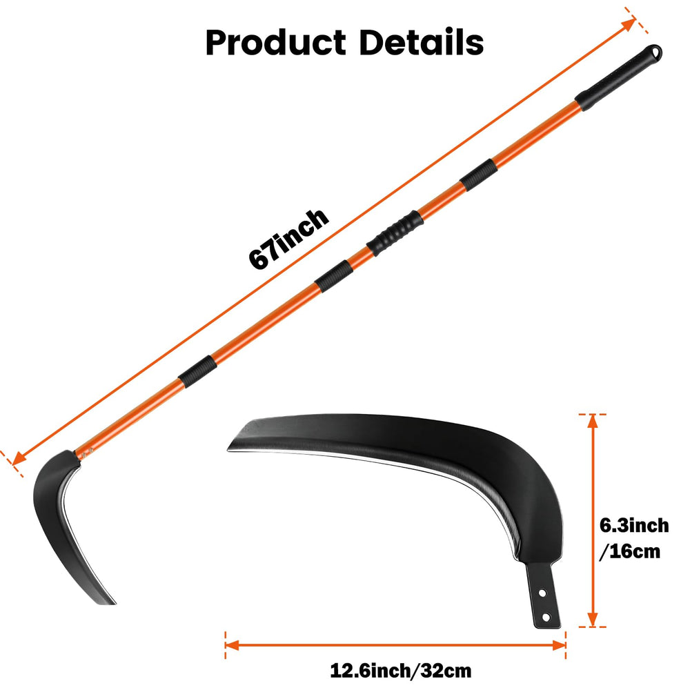 VEKSICY blade close-up showing martensitic stainless steel edge for long-lasting sharpness