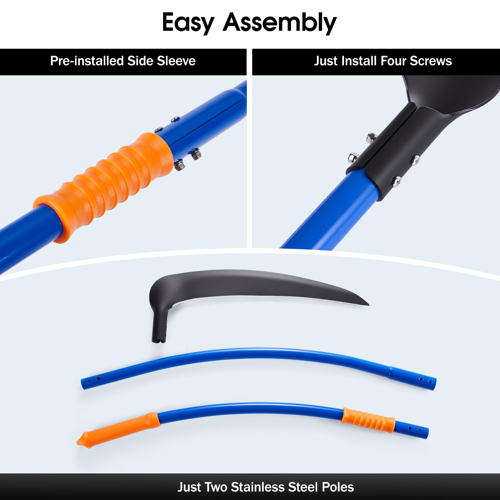 VEKSICY comparison with measuring tape showing 61 inch reach for extended access