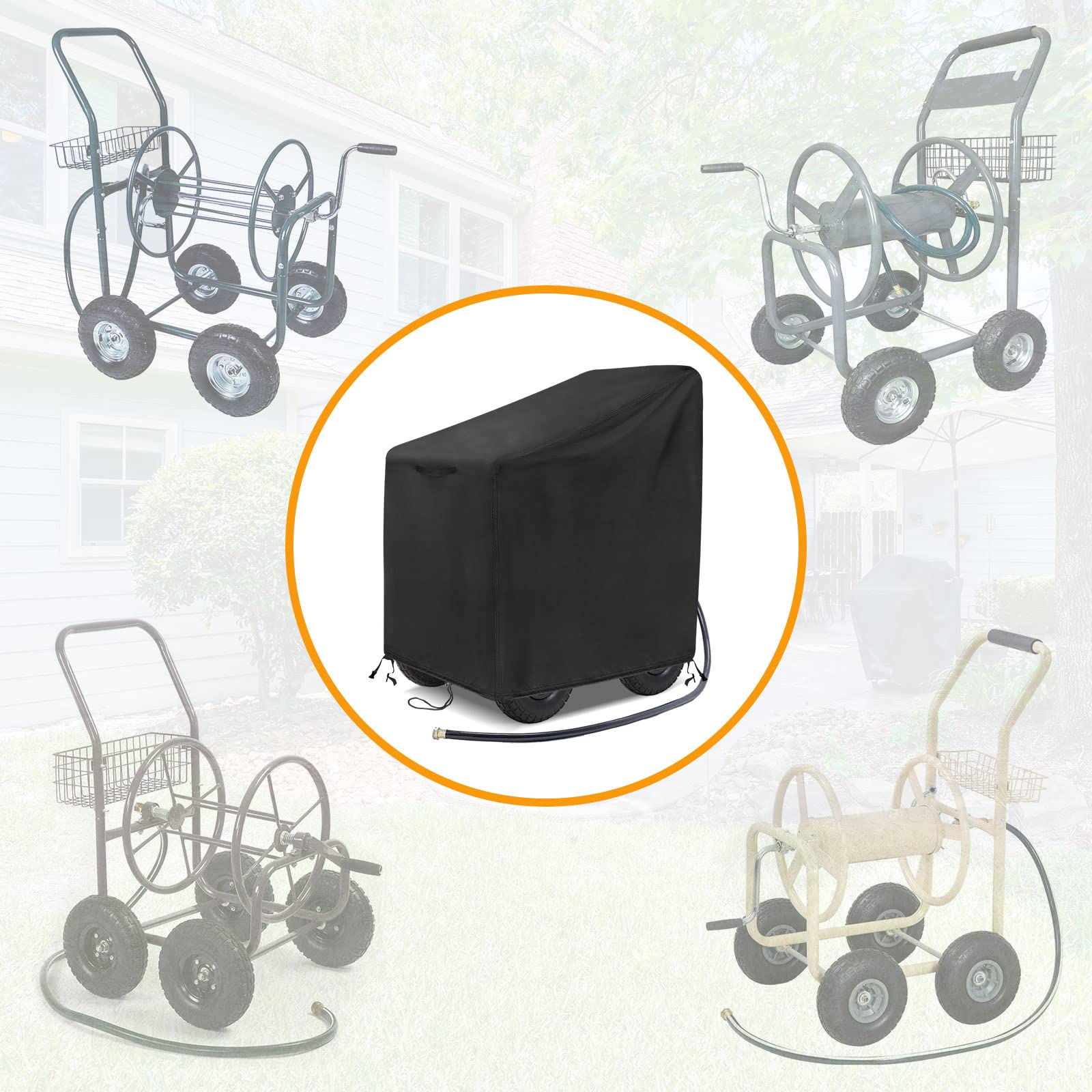 Velfree sturdy handles used to lift cover off for quick removal convenience