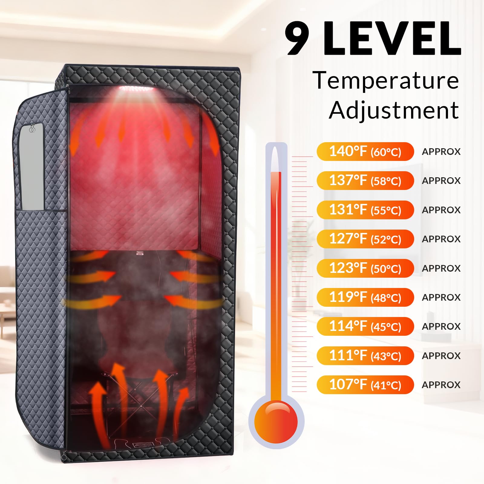 Veloqore infrared heating panel close-up showing efficient heat element and safety