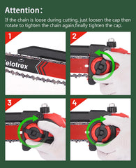 Velotrex metal chain tensioner detail preventing chain drops for reliability