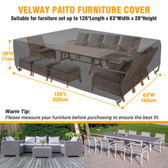 Velway close-up of oxford fabric texture showing waterproof PU coating and tear resistance