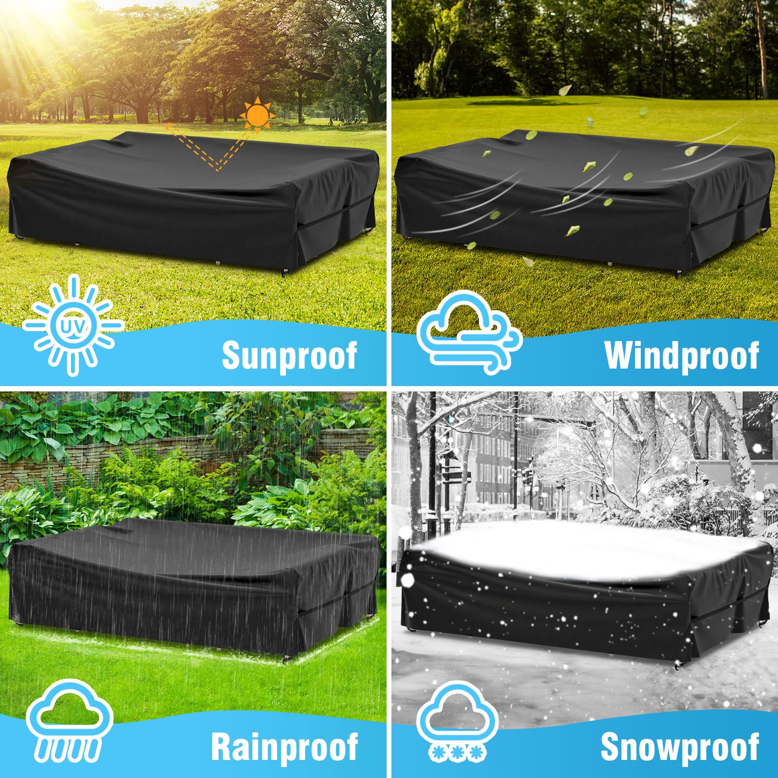 Velway folded cover packed in zipper storage bag for easy storage