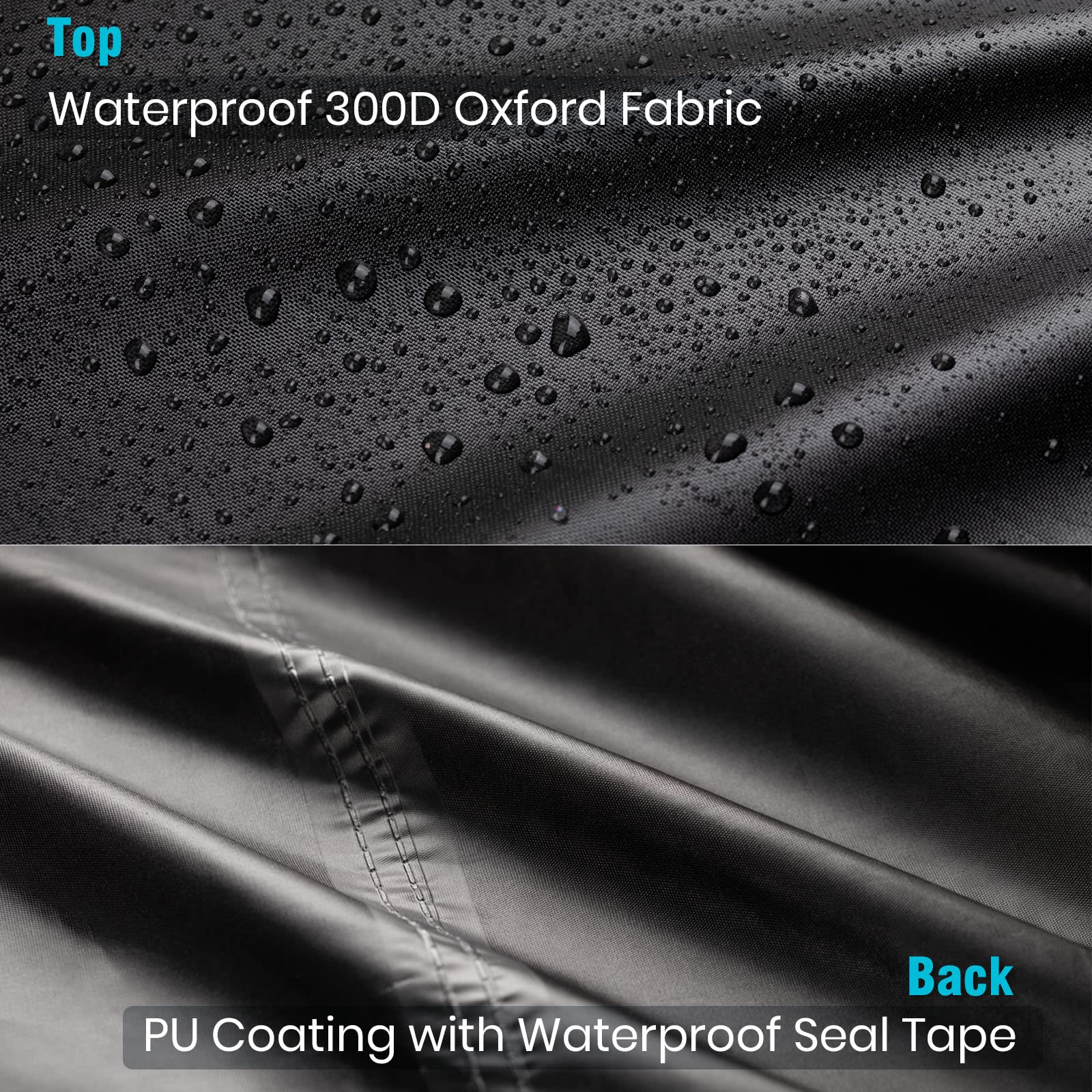 Velway windproof buckles and adjustable straps securing cover during gusts