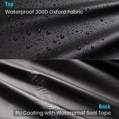 Velway windproof buckles and adjustable straps securing cover during gusts