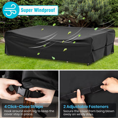 Velway windproof buckle and adjustable fastener preventing cover blow-off