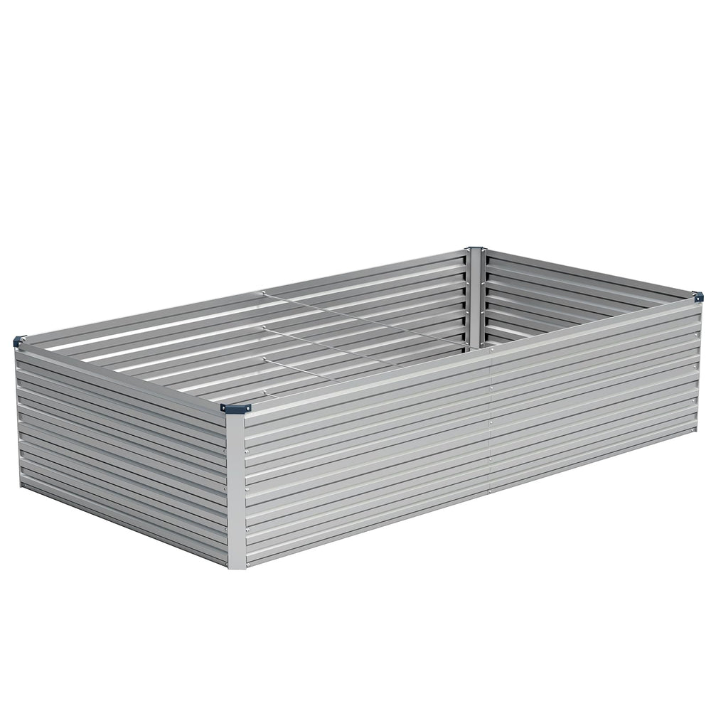 Vengarus lifestyle patio garden setting displaying attractive, space-saving raised bed