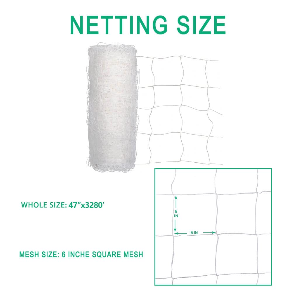 vensovo close mesh detail displaying 6x6 inch squares for plant support
