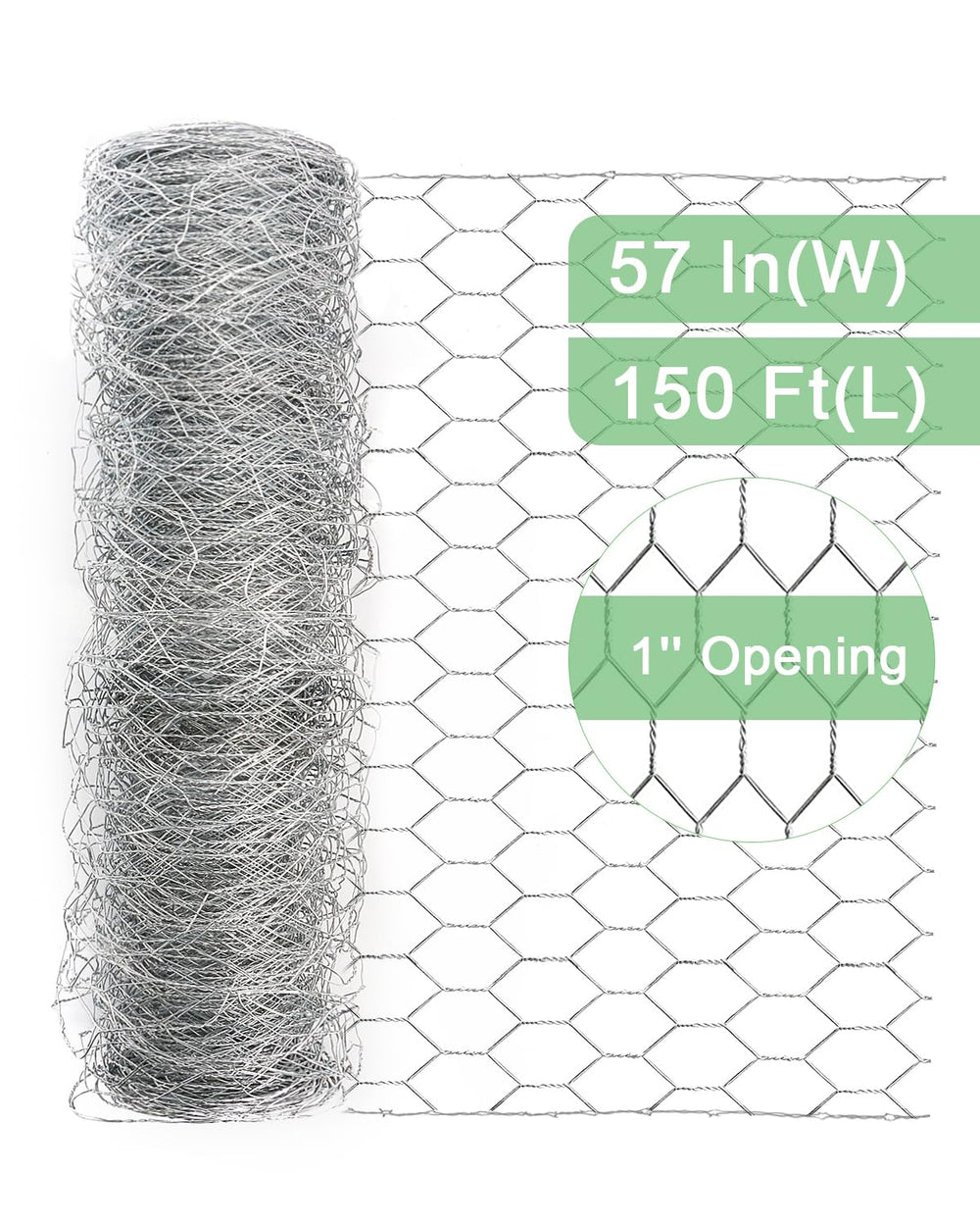 vensovo close-up hexagonal mesh detail displaying tight 1-inch openings benefit