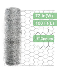 vensovo close-up of 1-inch hexagonal mesh showing durable galvanized finish