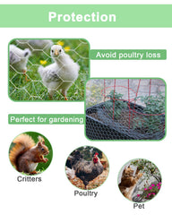 vensovo cutting chicken wire with snips highlighting easy-to-cut 0.5mm wire for DIY projects