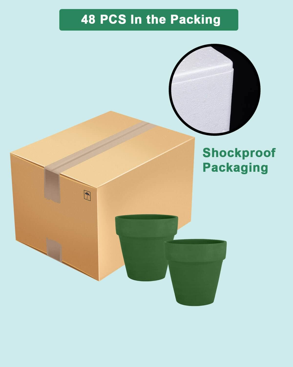 vensovo painted pots as party favors showing customization potential