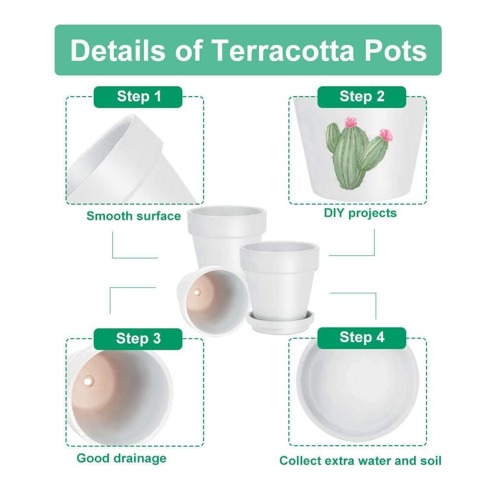 vensovo twelve pots with saucers on windowsill demonstrating surface protection and stylish indoor display