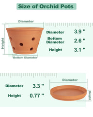 vensovo close-up of side holes on terracotta pot illustrating improved air circulation benefit