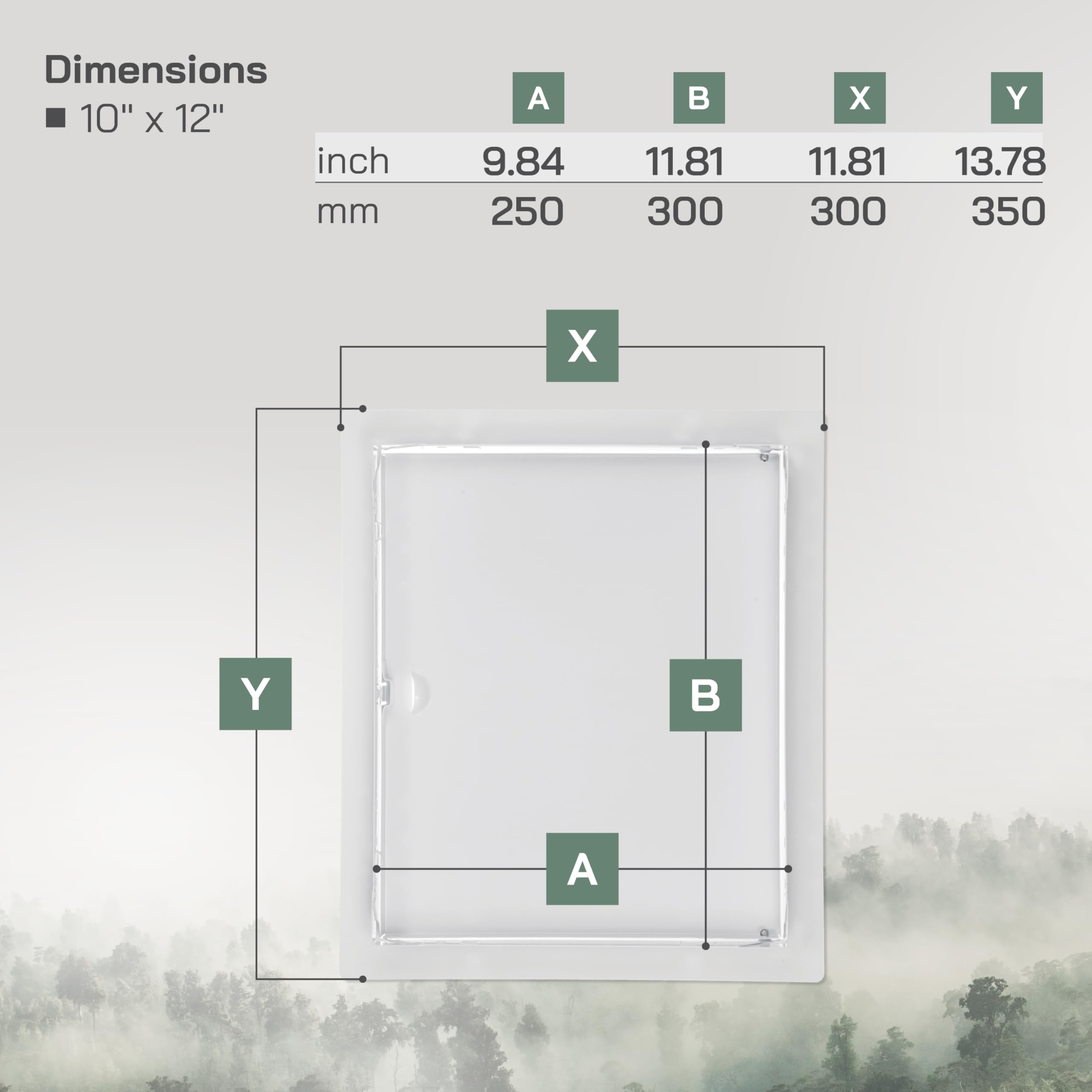 Vent Systems open door highlighting hinge detail for reliable access benefit