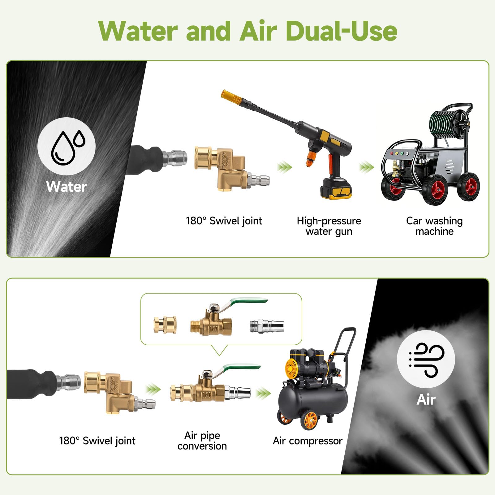 Venussar wand cleaning a truck radiator demonstrating reach and effective debris removal