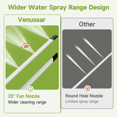 Venussar 24" wand cleaning a car radiator showing easy access in compact engine bay