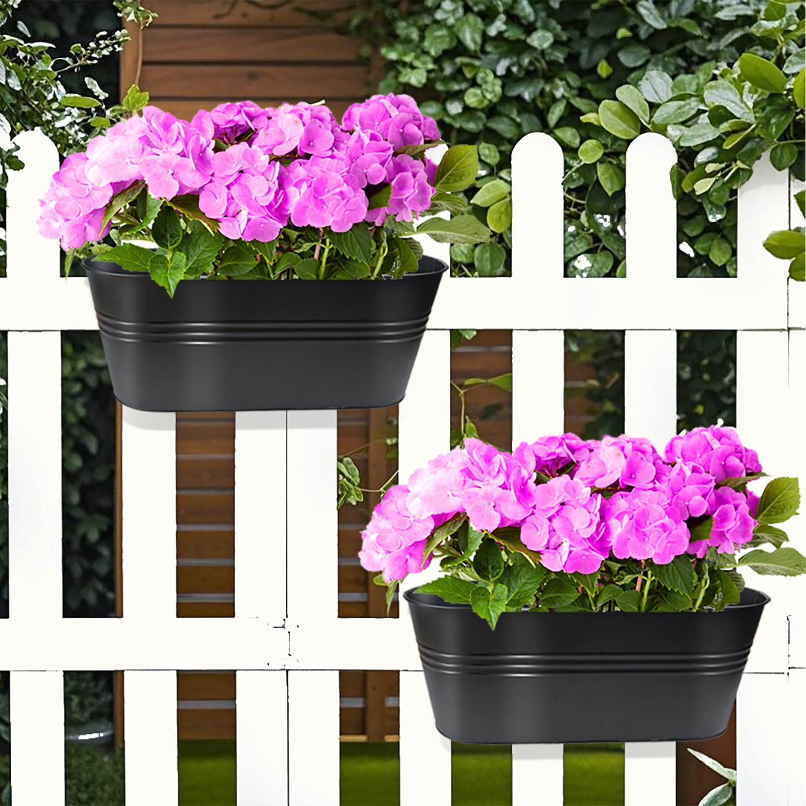 Venyat four planters stacked for storage, convenient seasonal removal