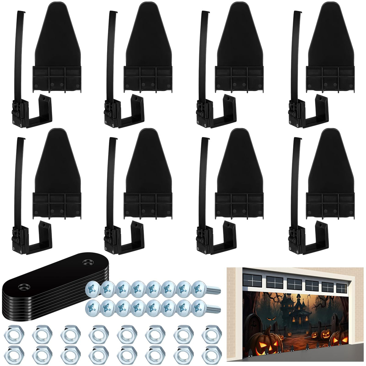 Vercraft front packaging showing eight clamps and kit benefit of easy install