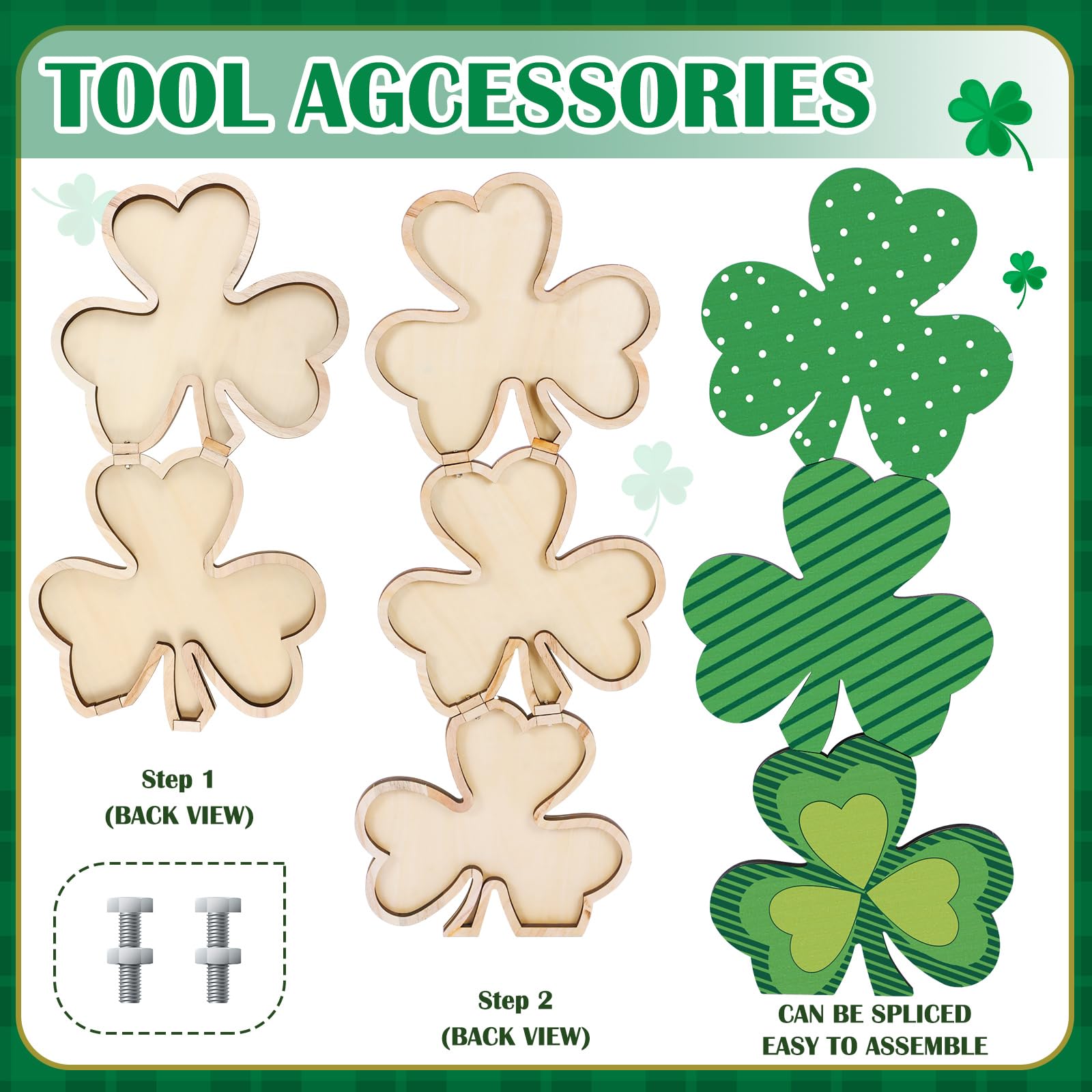 Vercraft shamrock next to chair shows scale and placement ideas