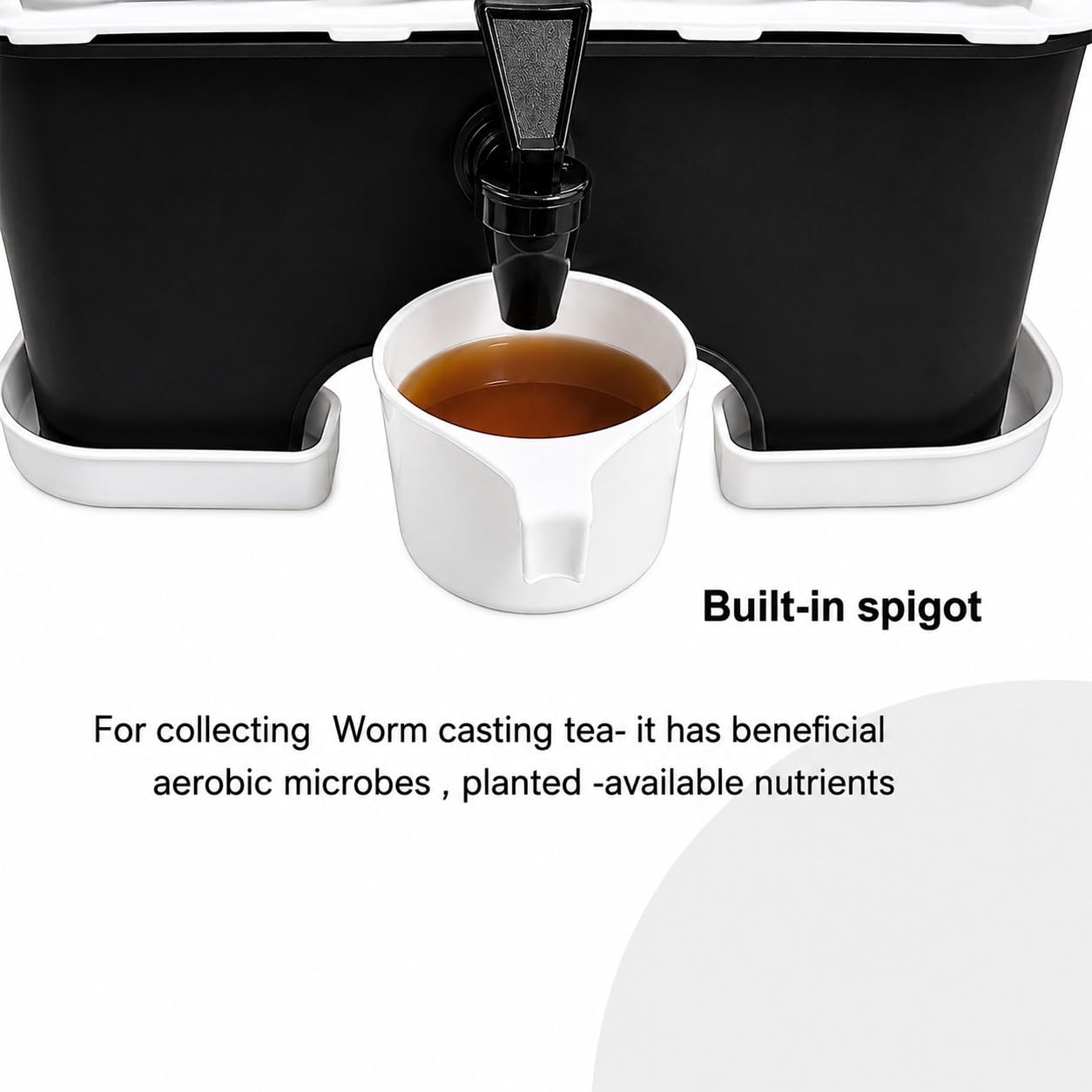 VermiHut Plus placed in a kitchen showing indoor composting convenience