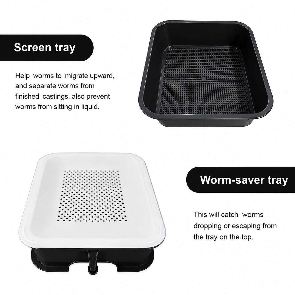 VermiHut Plus protective base feet displaying ant-deterrent functionality