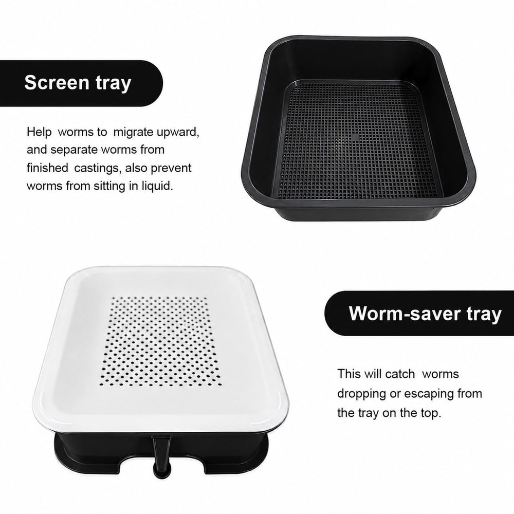 VermiHut Plus protective base feet displaying ant-deterrent functionality