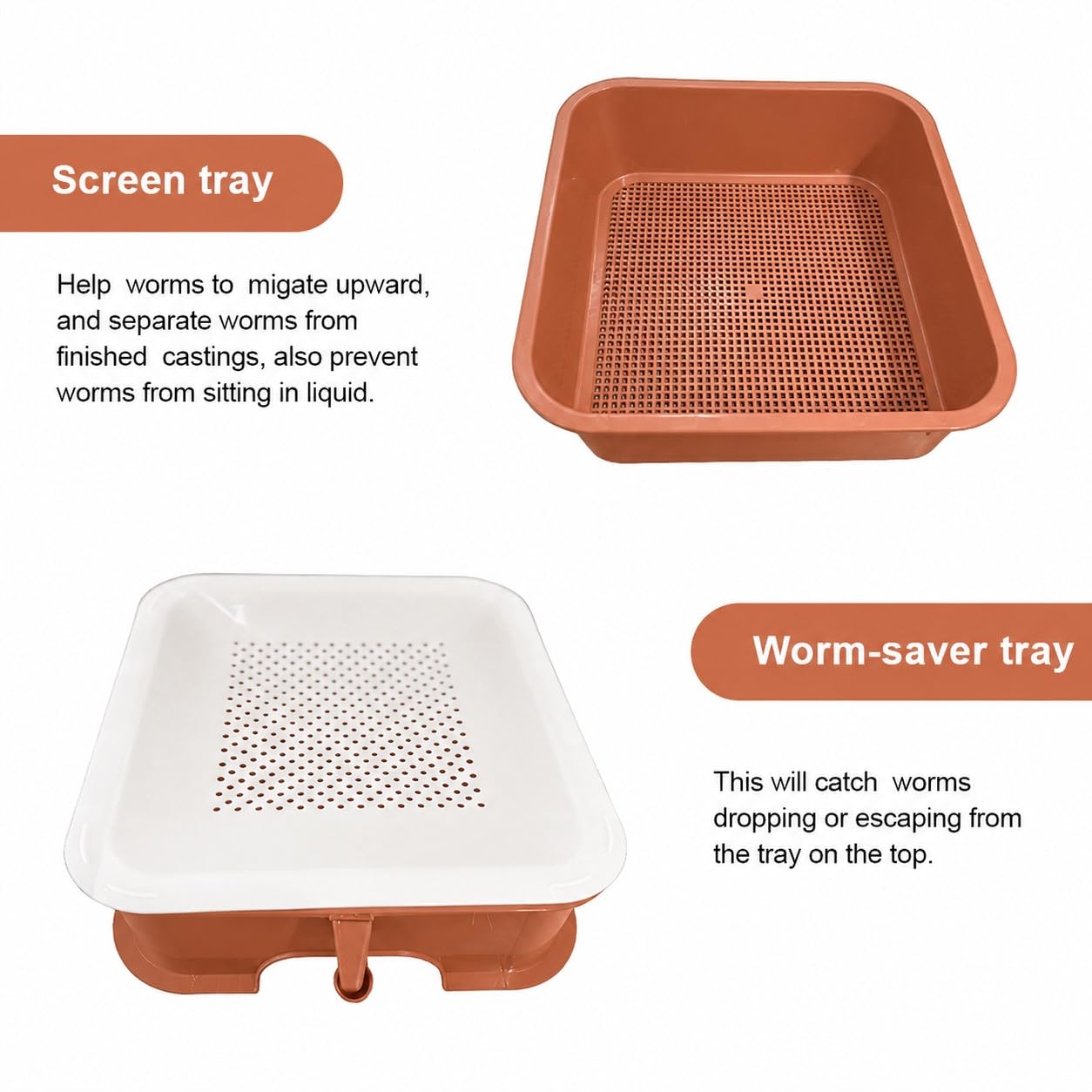 VermiHut V-board with coconut coir for moisture control and reduced smells benefit